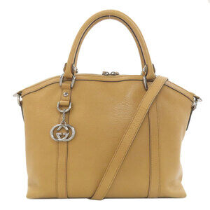 Gucci 341503 Outlet Interlocking G 2-Way Tote Bag Leather Women's GUCCI